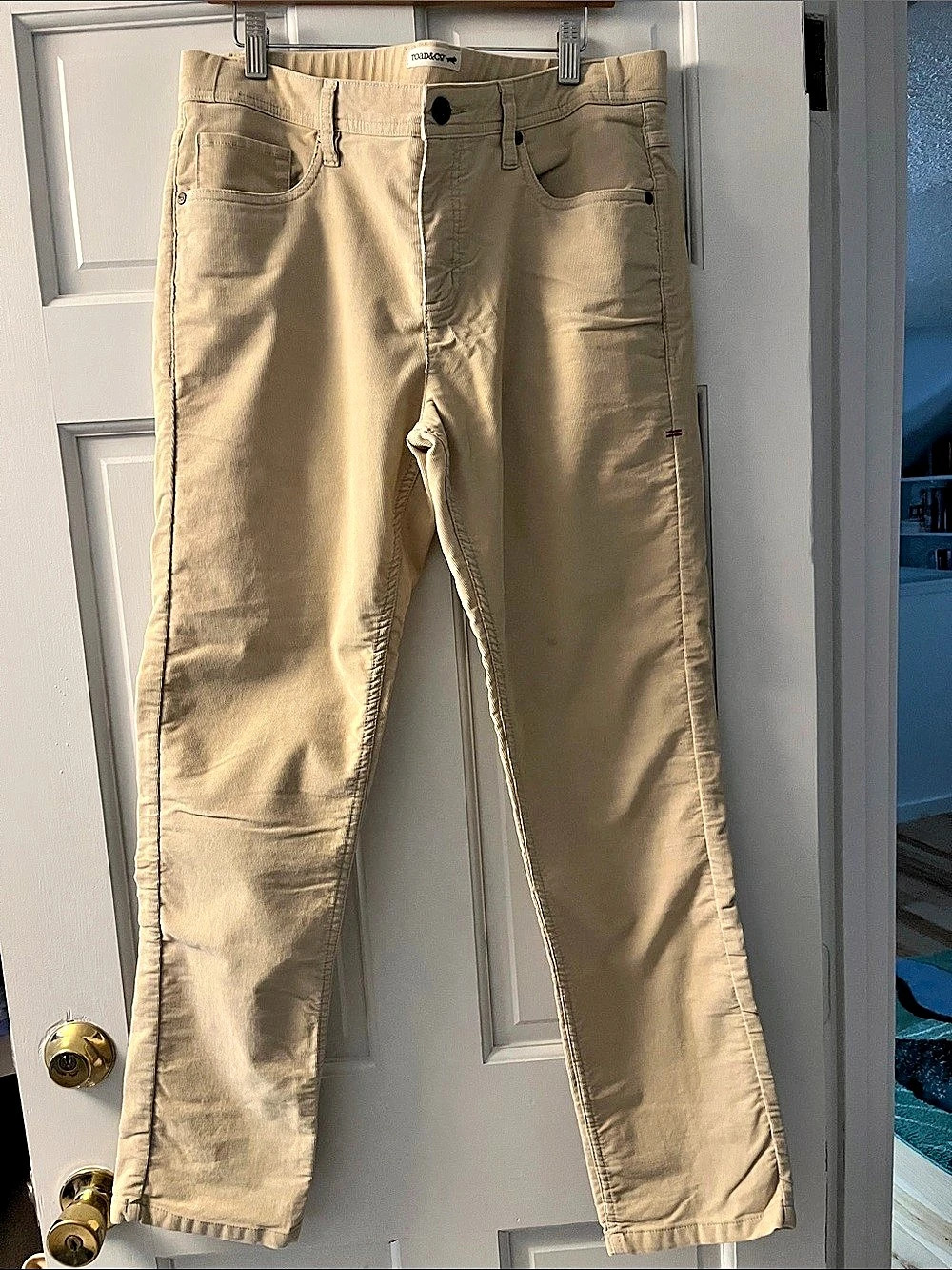 TOAD&CO Karuna Cord Skinny Pant Beige Womens 14